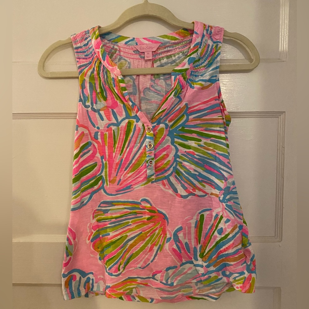 Lilly Pulitzer Essie Tank Shellebrate